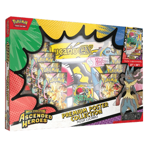 Héros Transcendants: Mega Lucario Premium Poster Collection